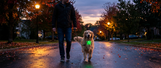 Walking Your Dog Safely at Night: A Complete Visibility Guide