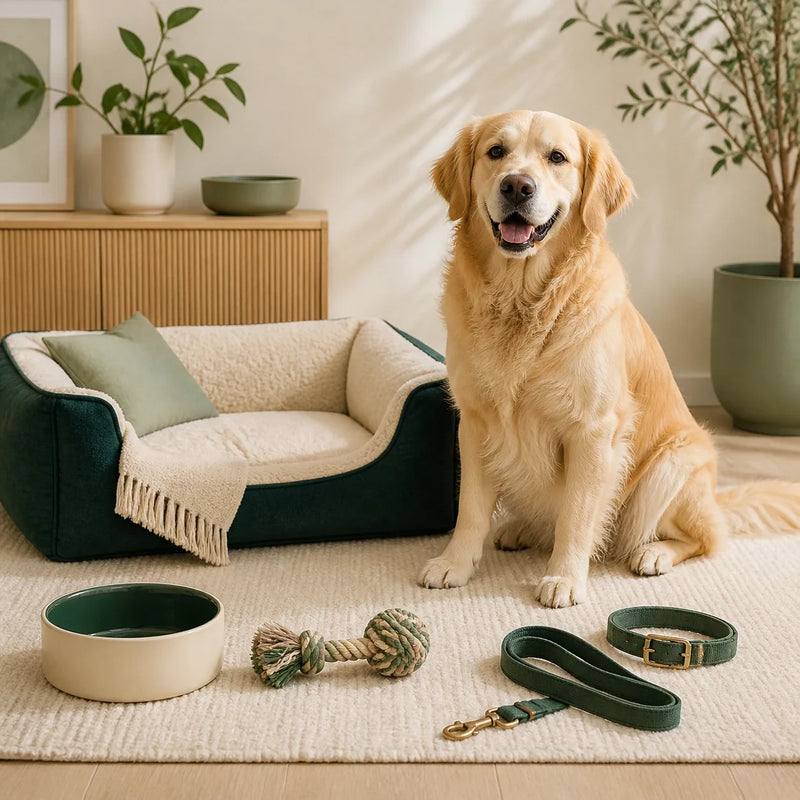 All dog products in a Petifo-style home setting - Petifo