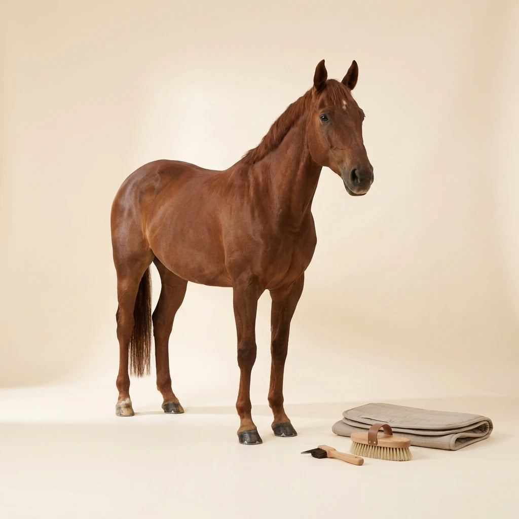 Beautiful horse with equestrian grooming and care products – Petifo For Horses