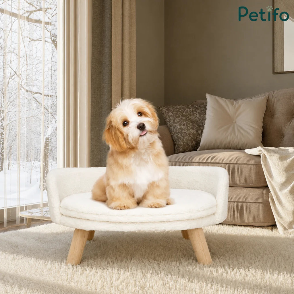 Round Pet Bed on Legs