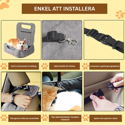 Bilbarnstol enkel att installera - Djurslottet