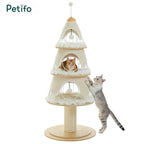 Christmas Tree-Shaped Cat Tree - Petifo
