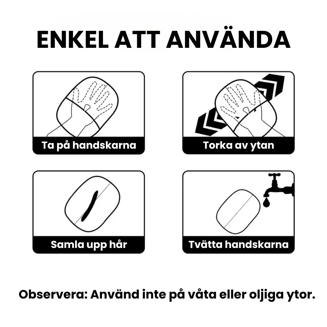 Detixy Hårborttagningshandske Lätt att använda - Djurslottet
