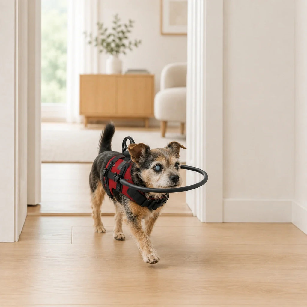 DogHalo protective harness with protective halo ring - Petifo