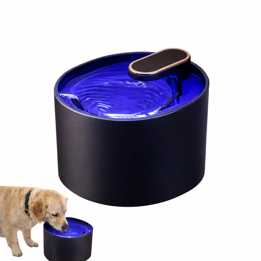Dog Fountain Premium Black - Petifo