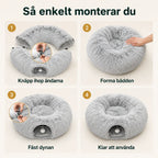 Donut Cat Tunnel Bed assemble - Petifo