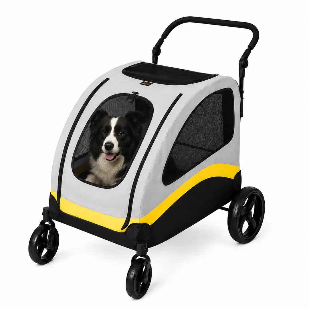 Foldable Pet Stroller for Large Dogs - Size XL - Petifo