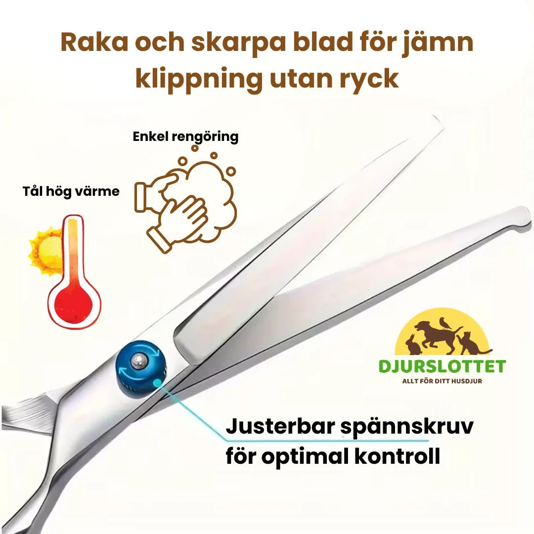 Grooming kit for pets Straight and sharp blades for even cutting without pulling - Petifo