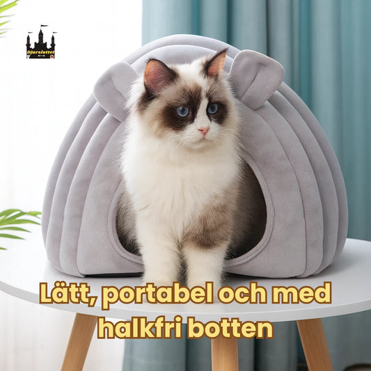Igloo Kattsäng Mjuk Bädd Lätt, portabel och med halkfri botten - Djurslottet