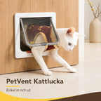 Cat flap Weather- and draught-tight Petifo