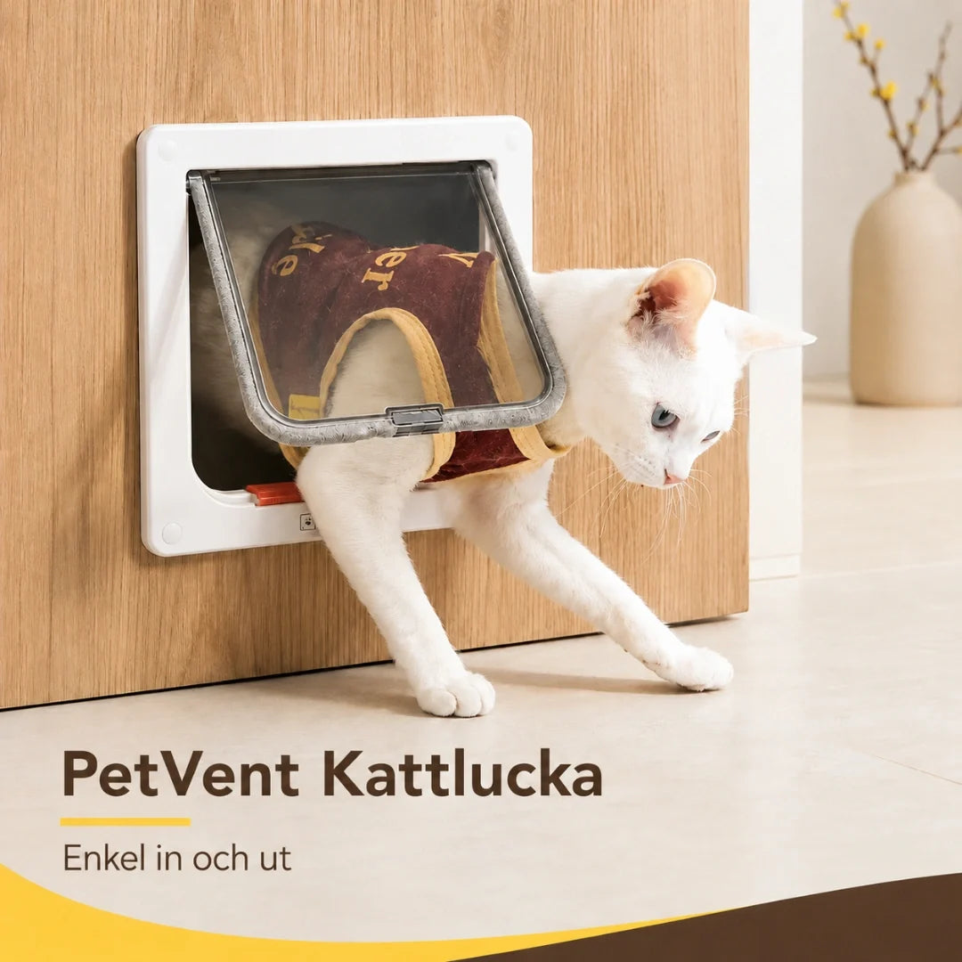 Cat flap Weather- and draught-tight Petifo