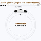 LED Collar for Dogs & Cats 0.9cm  thickness (roughly like a pencil) - Petifo