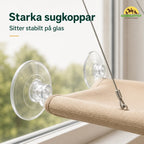 Lunera Window Bed strong suction cups - Petifo
