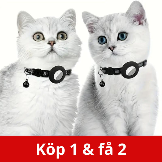 Katthalsband med Airtagskal - Djurslottet