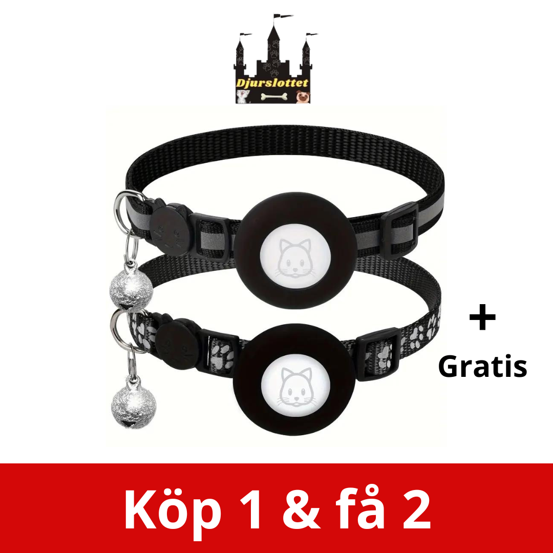 Katthalsband med Airtagskal - Djurslottet