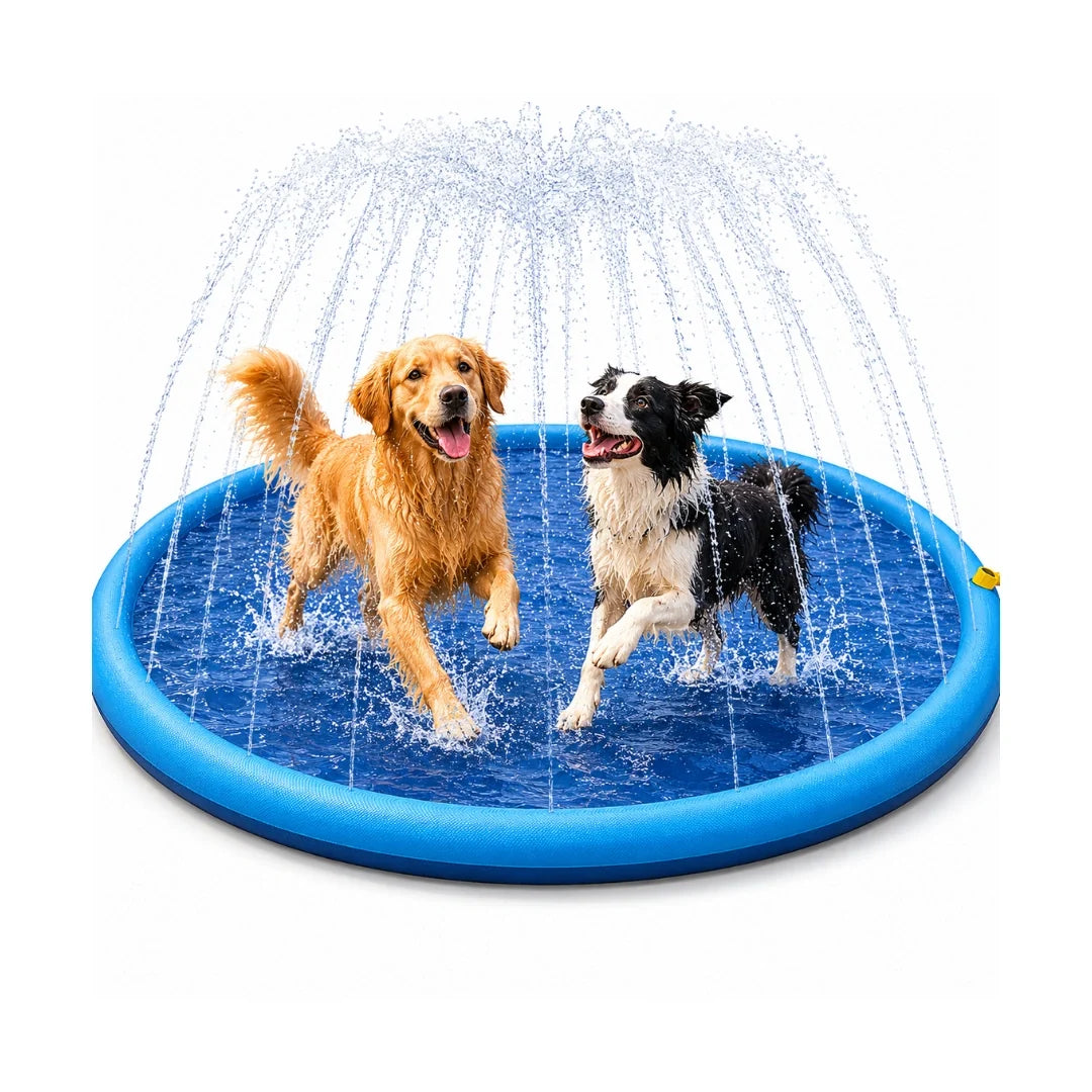 Pawsplash Sprinkler pool for dogs Size L - Petifo