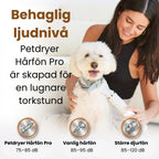 Petdryer Gloss Coat Dryer pleasant noise level - Petifo