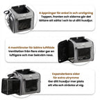 PetFuled Bike Bag 4 openings for easy getting in and out - Petifo