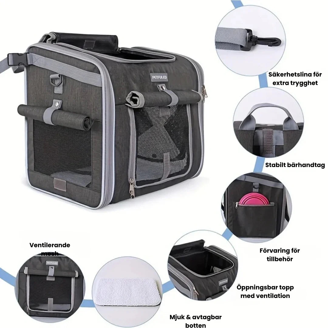 PetFuled Bike Bag Safety line for extra security - Petifo