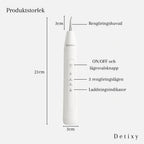 Size guide for Detixy Ultrasonic Tartar Scraper - Petifo
