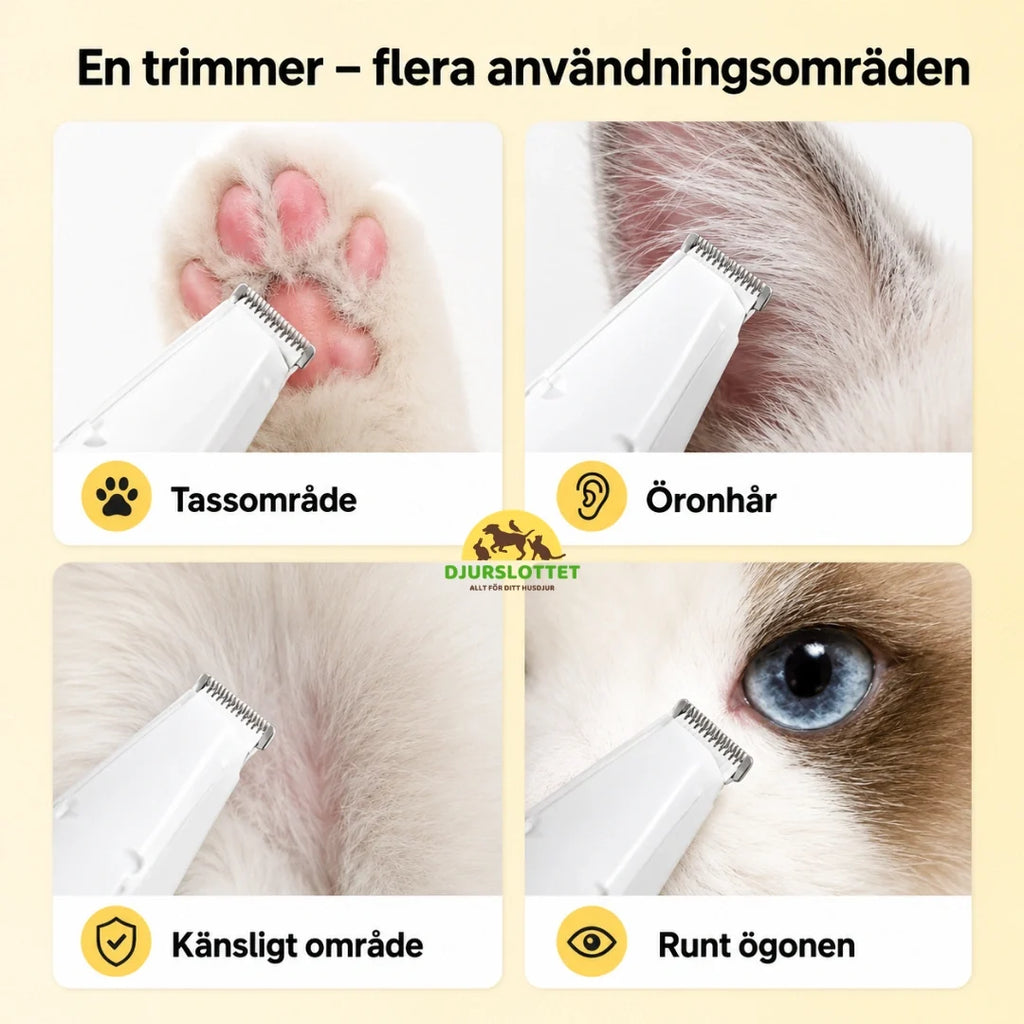 Silvetti Paw Trimmer with Vacuum One trimmer many uses -Petifo