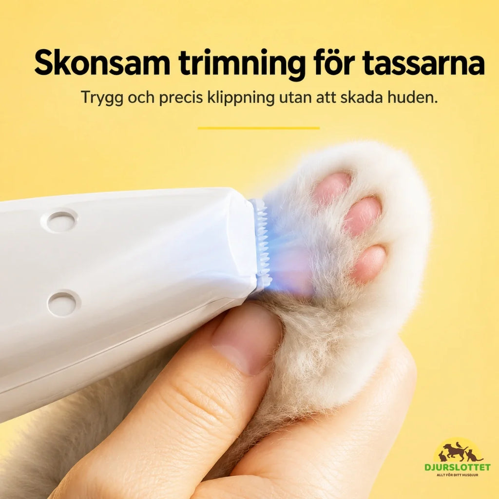 Silvetti Paw Trimmer with Vacuum Gentle trimming for the paws  Petifo