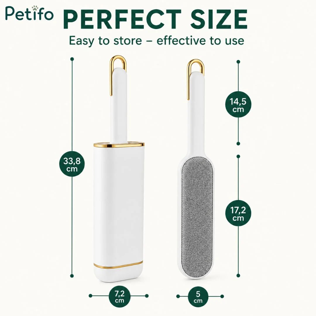 Size specification graphic showing the dimensions of the complete unit