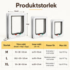 Size guide cat flap - Petifo