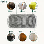 Lifestyle infographic displaying versatile installation locations like sofas, chairs, tables, desks, doors, and wall corners.