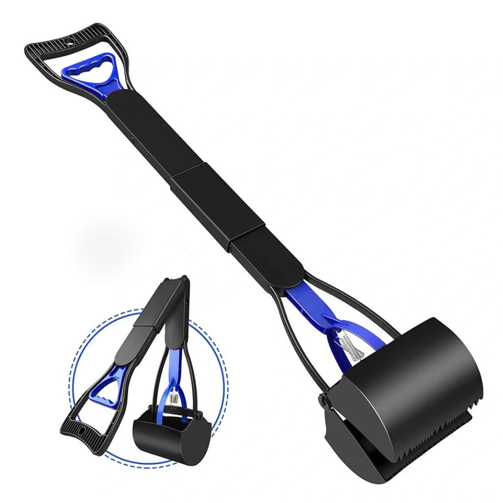 PawPick Foldable Dog Poop Scoop blue - Petifo