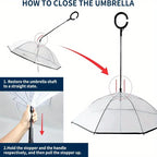 RainPaw Dog Umbrella with Lead - Petifo