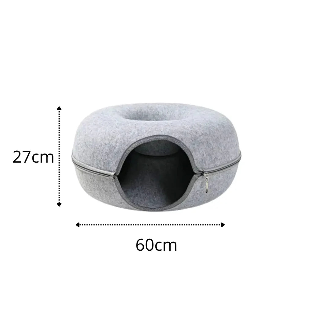 cat tunnel bed size