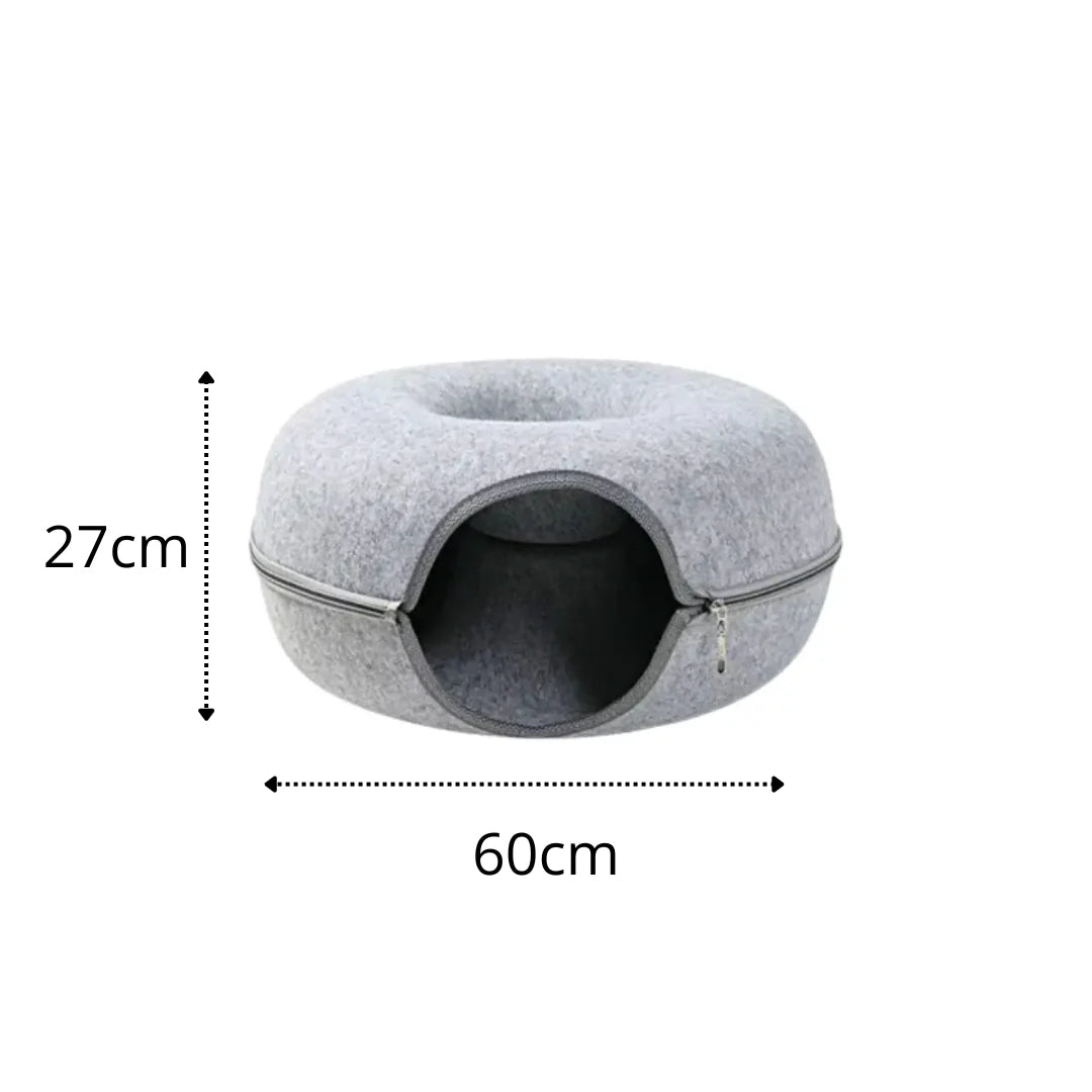 cat tunnel bed size