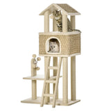PawHut Cat Tree with House