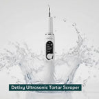 Detixy ultrasonic scraper removing plaque from a dog's teeth – Petifo
