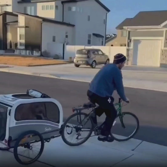 Video av Stor Cykelvagn för Hund - Djurslottet