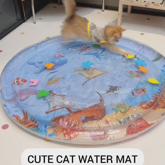 Lekmatta Hund, 
Interaktiv Kattleksak, AquaPaw Vattensensorisk Lekmatta