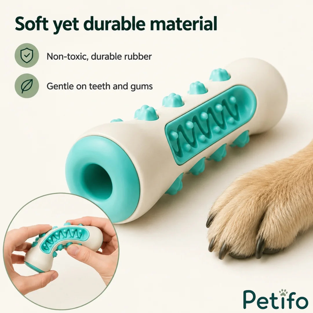 soft yet durable supports oral health, and relieves boredom for dogs.