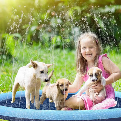 Pawsplash Sprinkler pool för hundar - Djurslottet