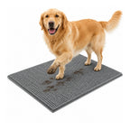 Absorbent paw mat for dogs in grey – Petifo