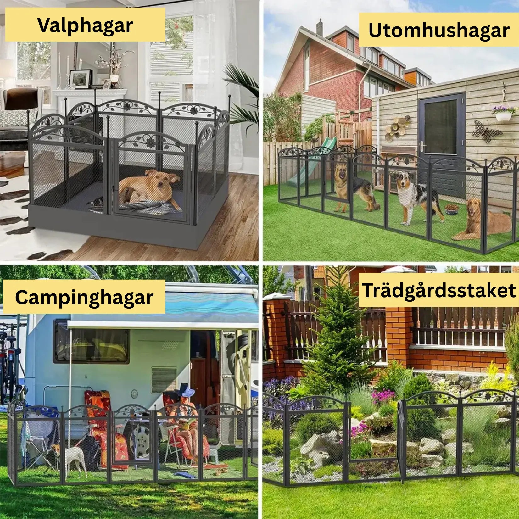 valphagar, utomhushagar, campinghagar