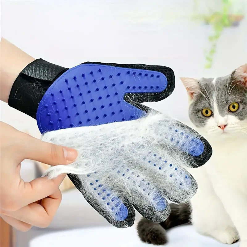 Grooming Handske, 
Borsta Katt Handske, Pälshandske - Djurslottet
