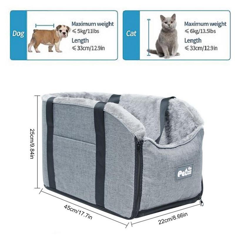 Bilstol För Hund, 
Bilstol Katt, Mjuk Bilstol till hund och katt - Djurslottet