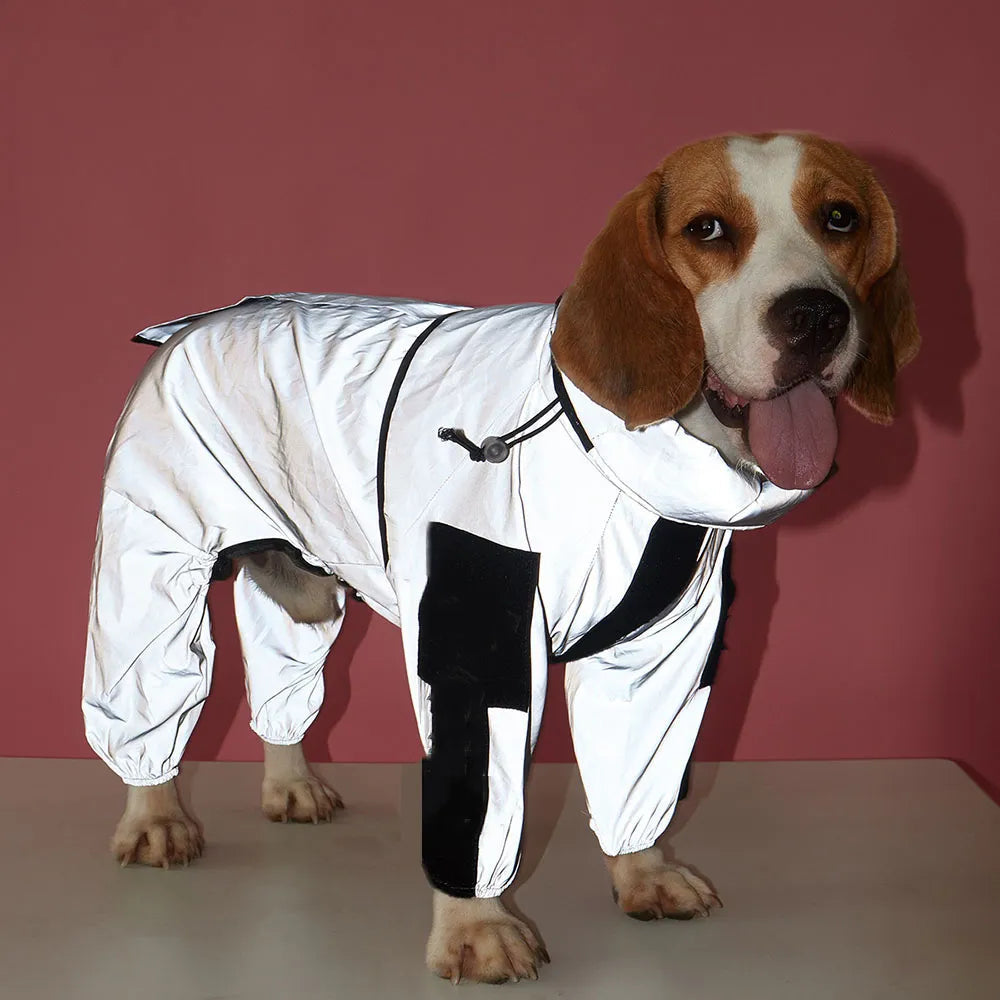 Regnjacka Till Hund, 
Regnjacka Hundar, Reflekterande Regntäcke till Hundar