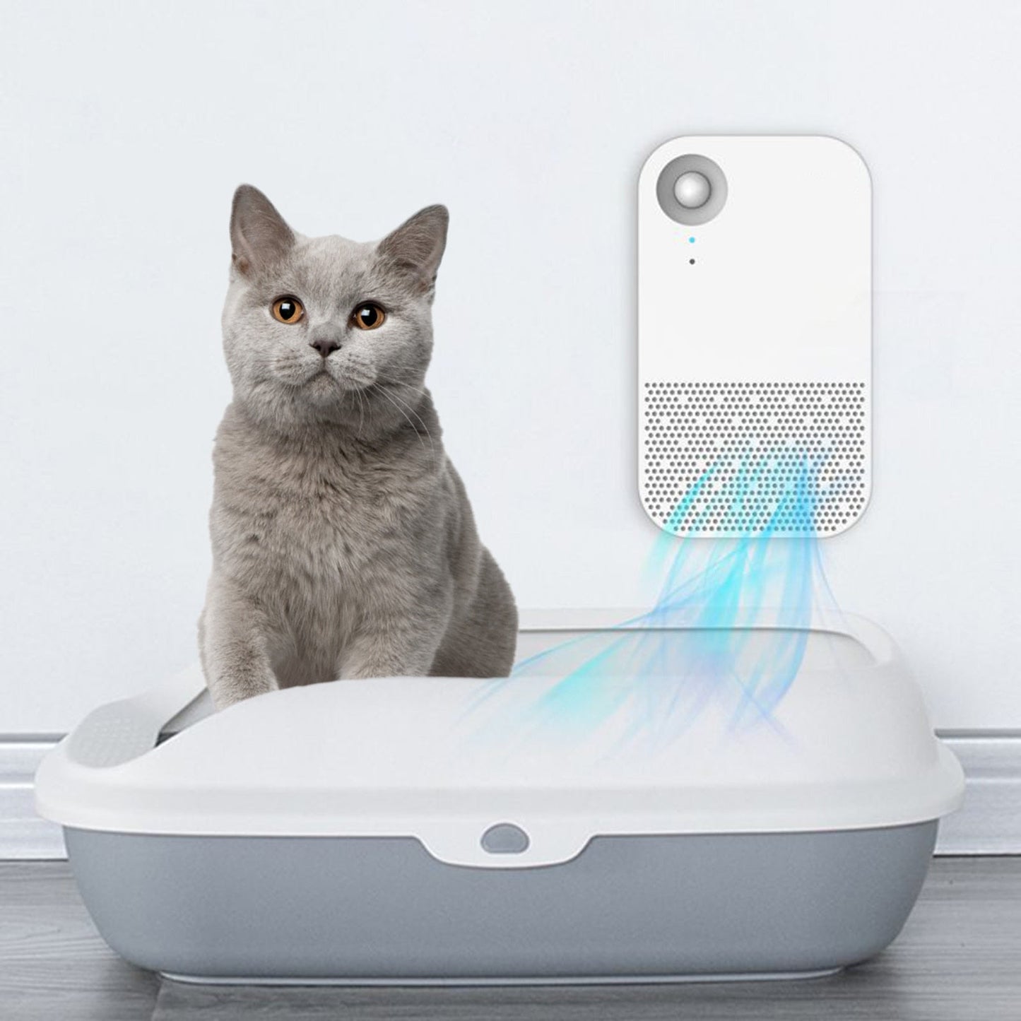 ALuftrenare Katt, 
Luftrenare Allergi Katt, irclean luftrenare för kattlåda