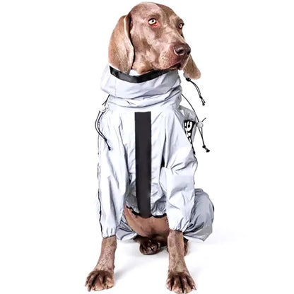 Regnjacka Till Hund, 
Regnjacka Hundar, Reflekterande Regntäcke till Hundar