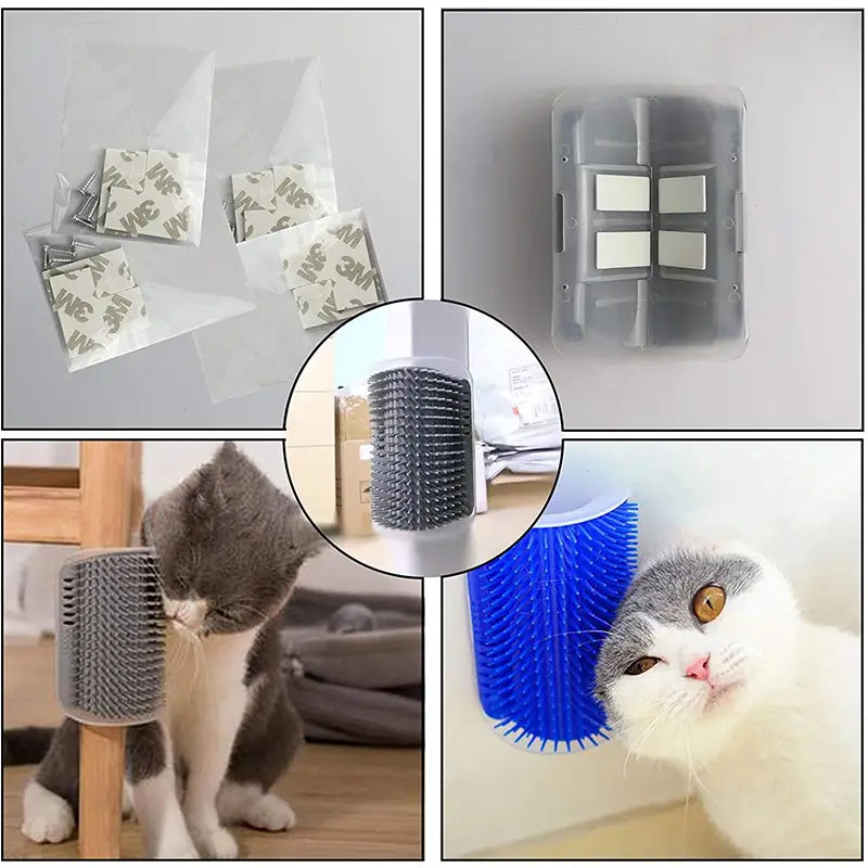 Kattborste Hörn, 
Katt Borste, Katt hörn-massageborste - Djurslottet